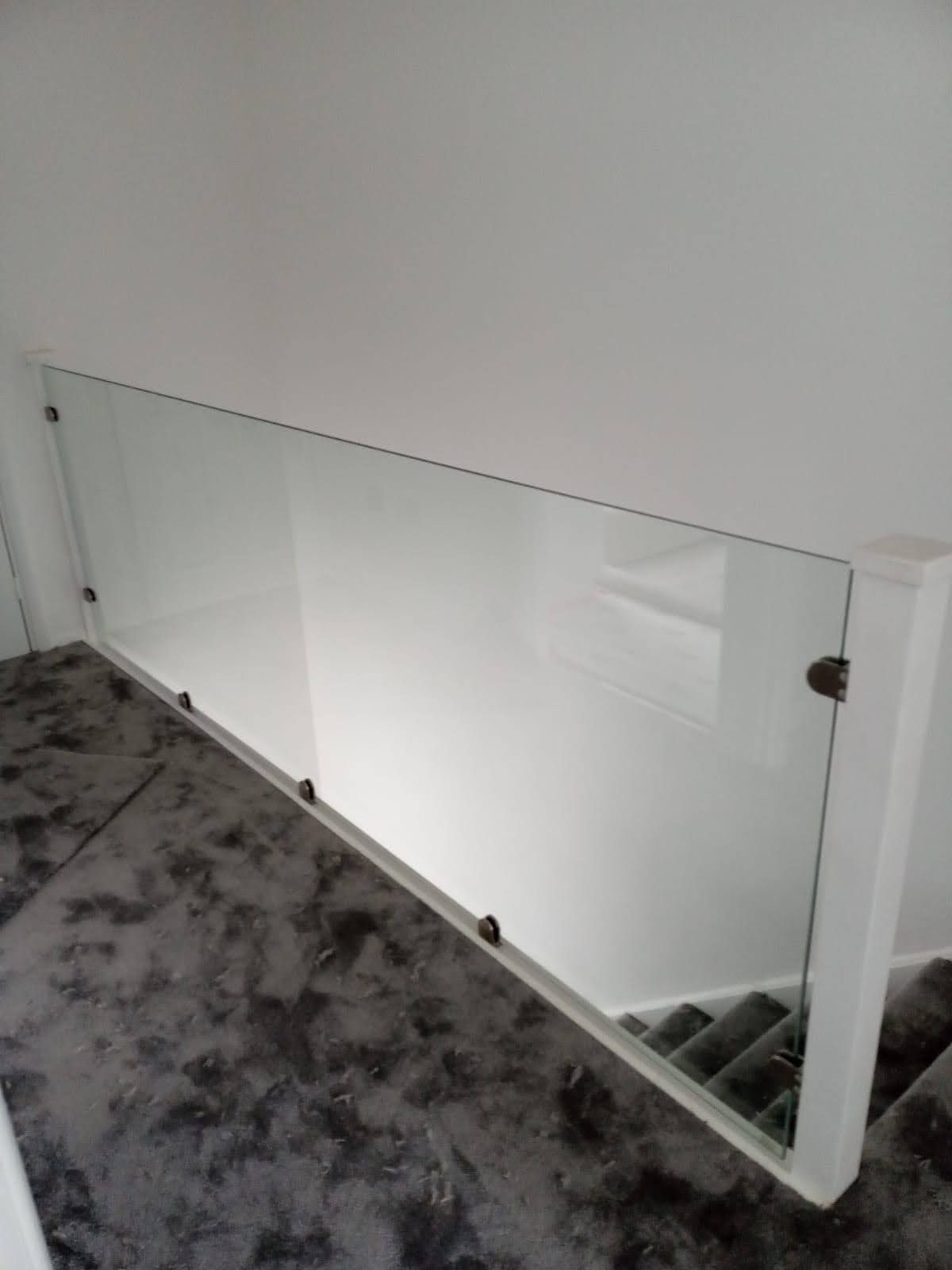 Bespoke glass balustrade installation, London