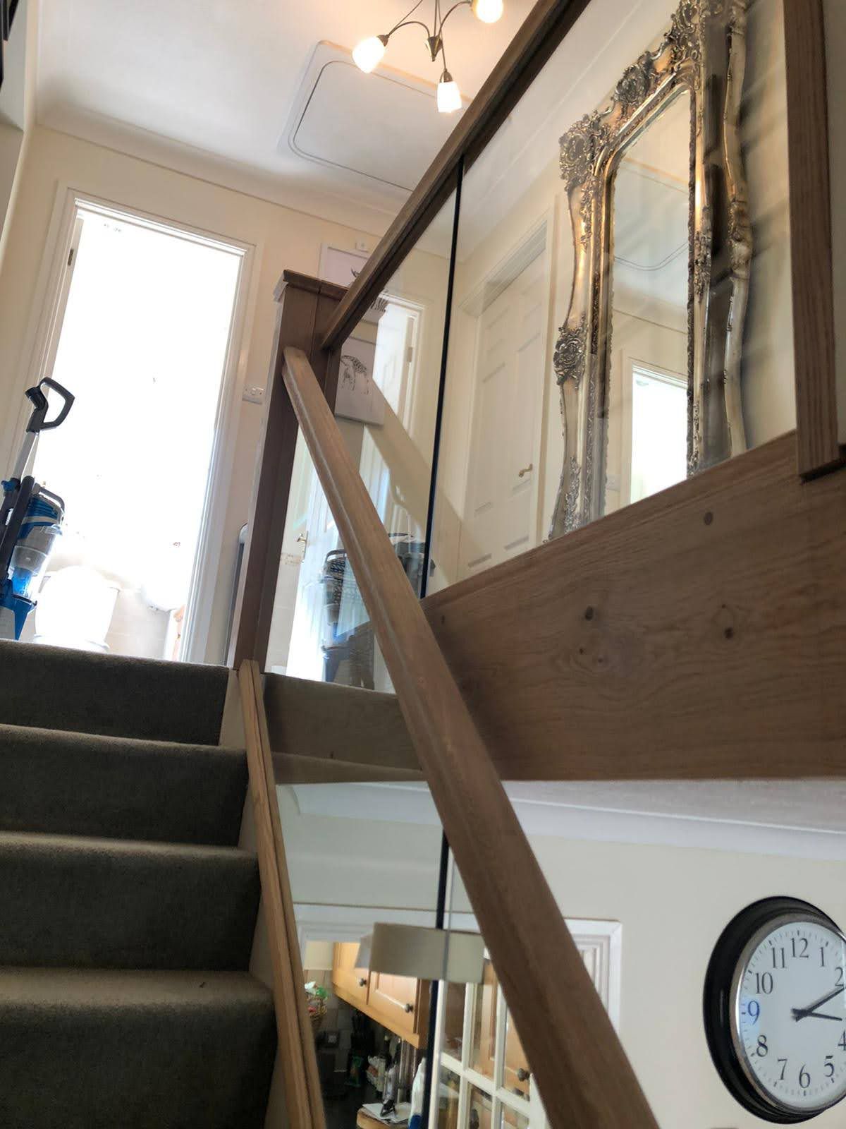Bespoke glass balustrade installation, London
