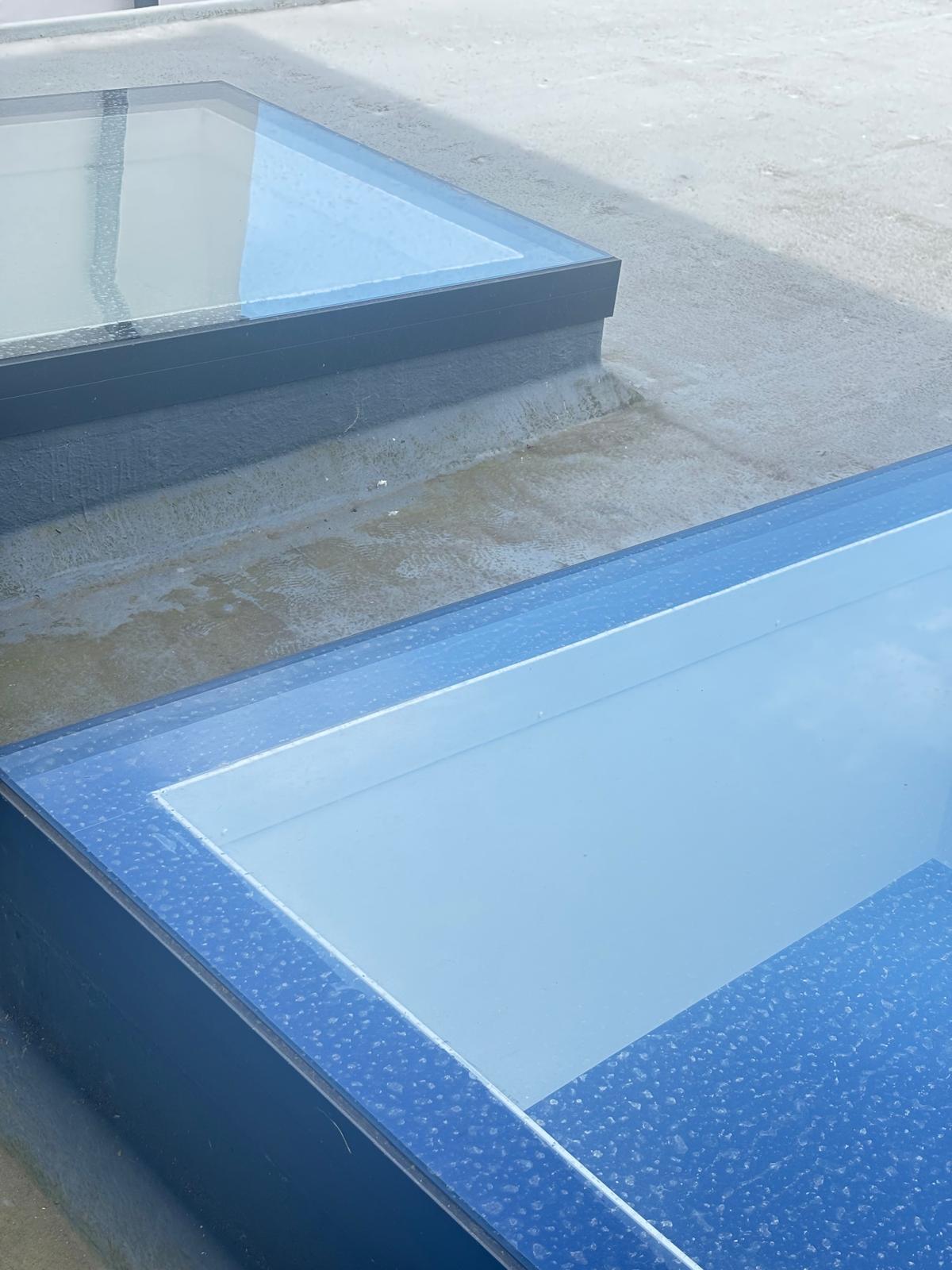 Rooflight in commercial space, London