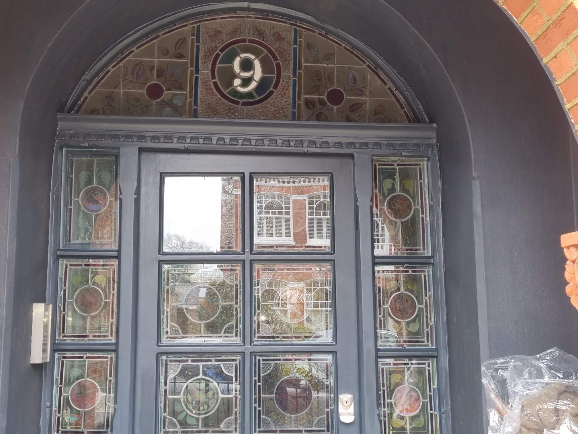 Triple glazed window installation, London