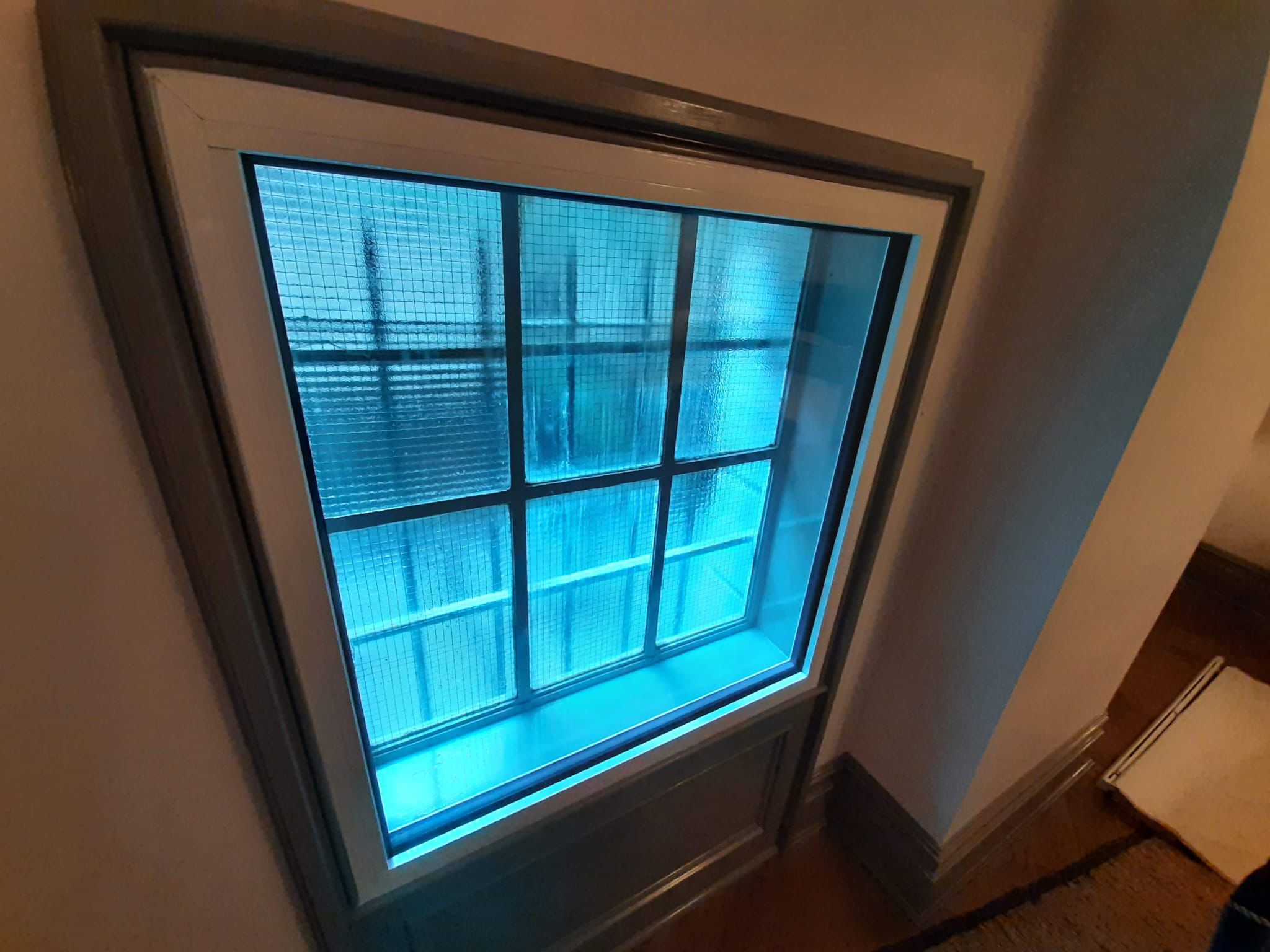 Secondary glazing installation, London